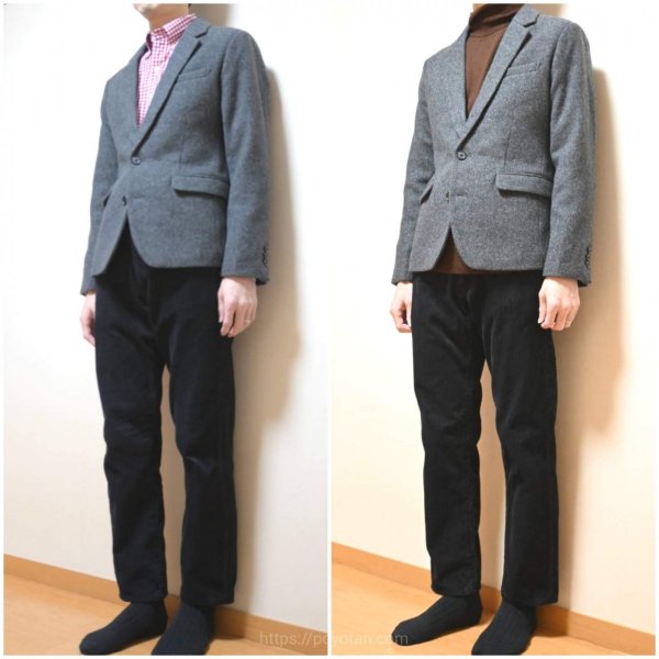 leeapのジャケパンコーデ