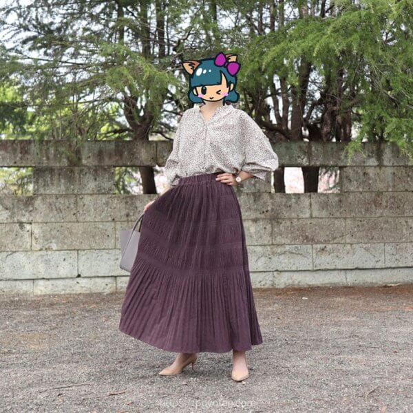 メチャカリの洋服：ゴムスカート