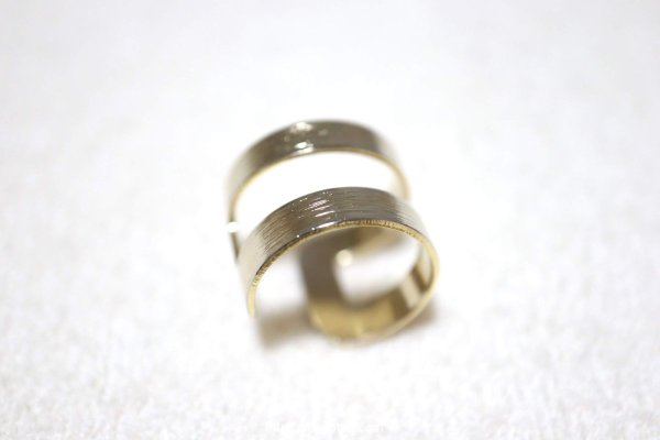 スパークルボックス(SparkleBox):Marissa（マリッサ）平打ちリング ゴールド