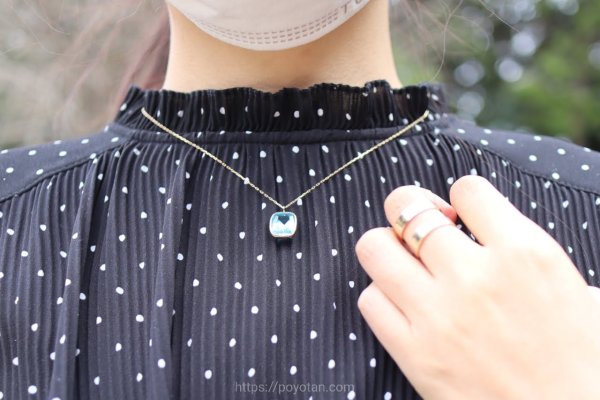 スパークルボックス(SparkleBox):K18イエローゴールドブルートパーズペンダント