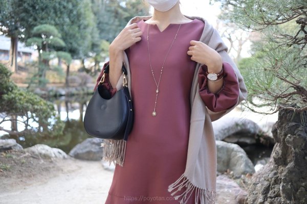 スパークルボックス(SparkleBox)：pink powder (ピンクパウダー) パール デザイン ラリエット ネックレス