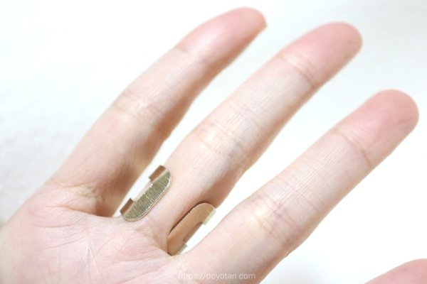 スパークルボックス(SparkleBox):Marissa（マリッサ）平打ちリング ゴールド