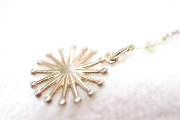 スパークルボックス(SparkleBox)：pink powder (ピンクパウダー) パール デザイン ラリエット ネックレス