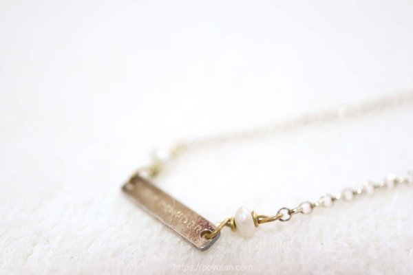 スパークルボックス(SparkleBox)：pink powder (ピンクパウダー) パール デザイン ラリエット ネックレス