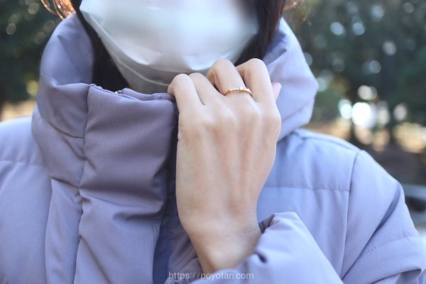 Sparklebox(スパークルボックス)：K18ダイヤモンドリボンリング（11号)