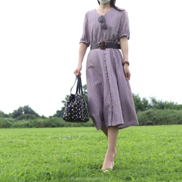 エアークローゼットの洋服を着てみた