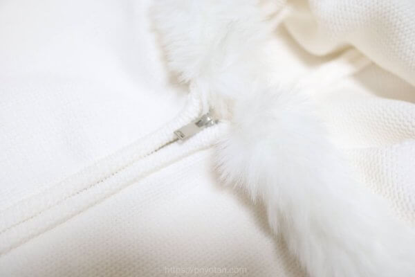 GRL：フードファーニットパーカー[an1497]