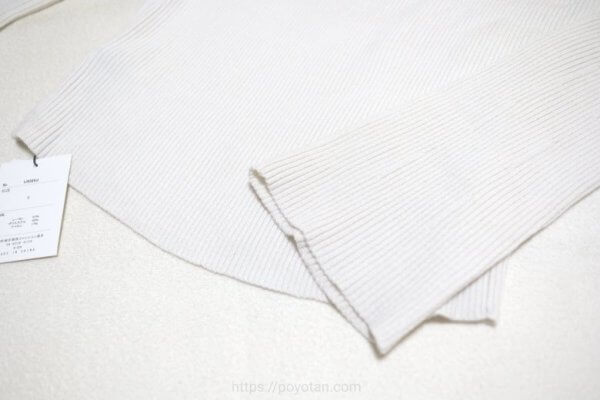 GRL:ハイネックフレアスリーブリブニットトップス[k9086d]