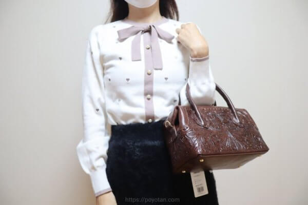 GRL:ハート刺繍リボン配色ニットトップス[tt020]