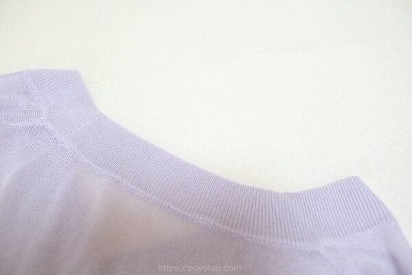 GRL:ショート丈シアーニットカーディガン[sm112]