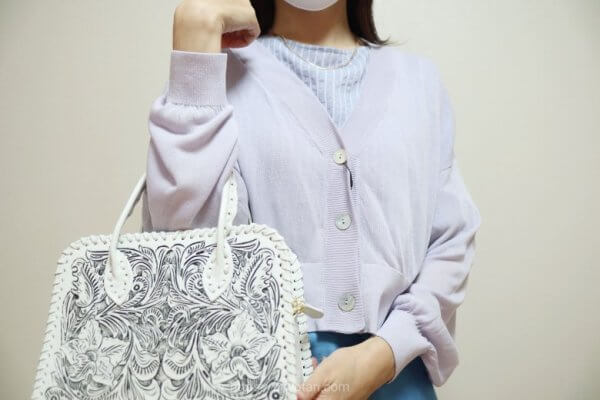 GRL:ショート丈シアーニットカーディガン[sm112]