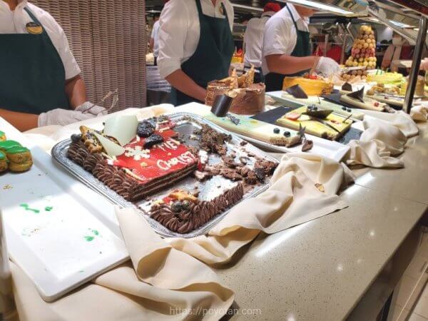 MSCベリッシマのビュッフェ