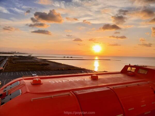 MSCベリッシマの景色