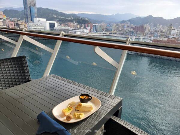 MSCベリッシマの景色