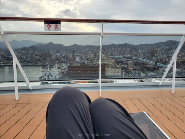 MSCベリッシマのデッキ