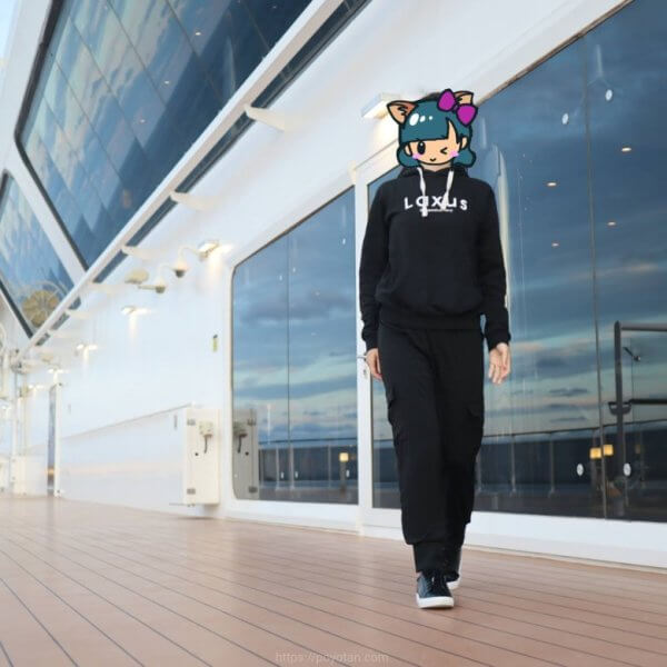 MSCベリッシマでの服装