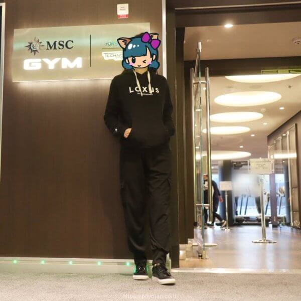 MSCベリッシマでの服装