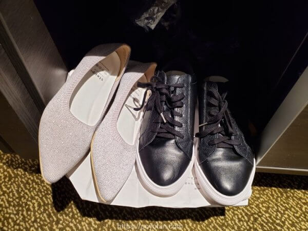 MSCベリッシマに持って行った靴