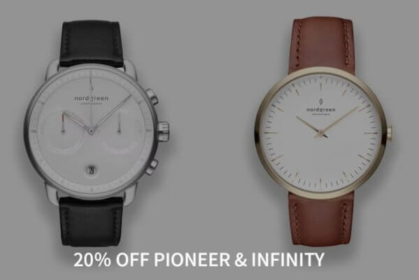 ノードグリーン(NORDGREEN)のPIONEER & INFINITYの腕時計２０%OFFセール