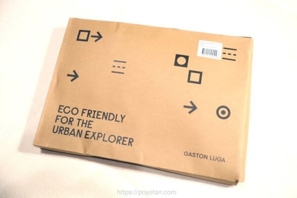 ガストンルーガ(GASTON LUGA)のSPLÄSH LAPTOP BAG 15"/16"（スプラッシュ ラップトップバッグ 15"/16"）の梱包