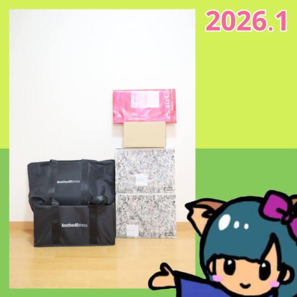 ファッションレンタルの箱