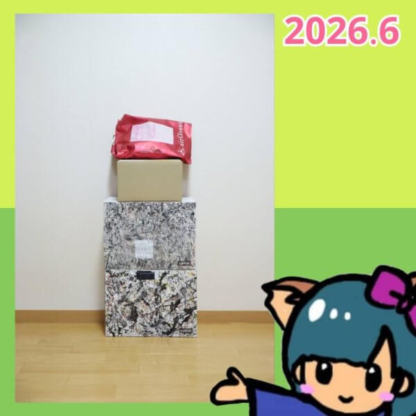 ファッションレンタルの箱